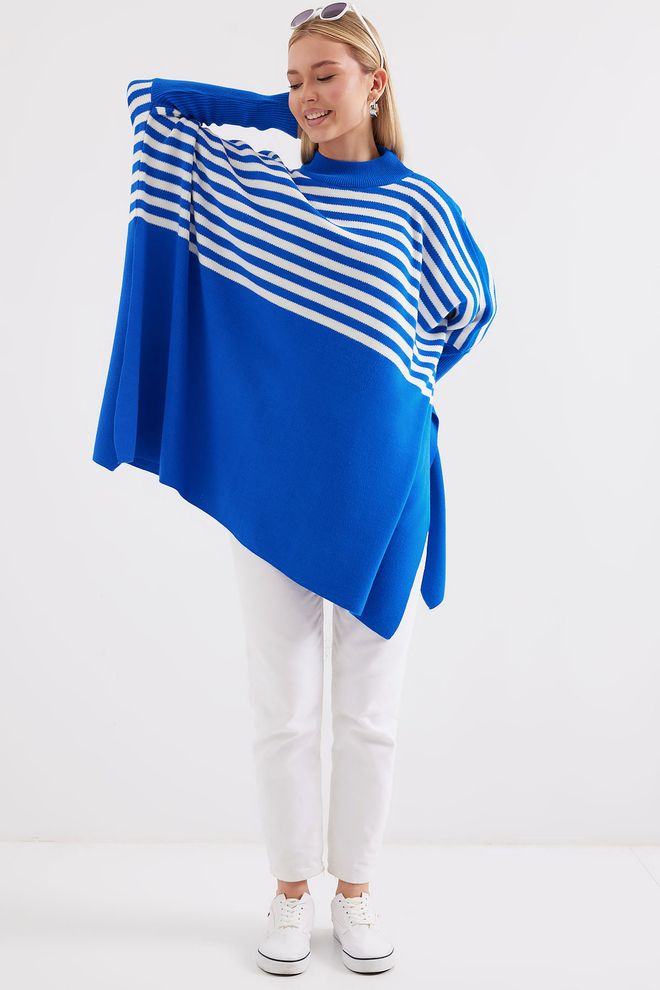 Bigdart Jersey Poncho Con Aberturas F. Saks Ropa al por mayor Acrílico