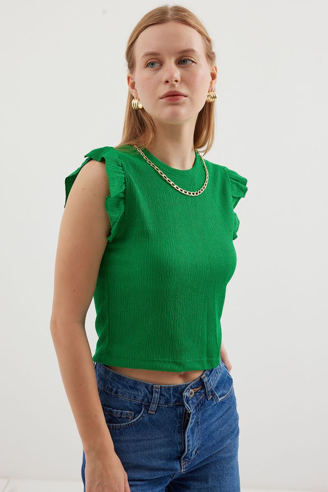 Bigdart Blusa Verde Abbigliamento all'ingrosso Primavera