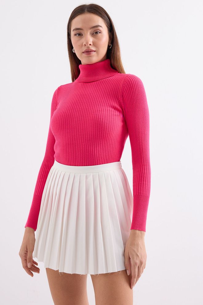 Bigdart Sweater Fuchsia Wholesale Clothing Casual