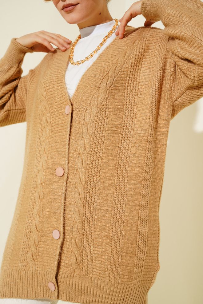 Bigdart Хиджаб Трикотаж Кардиган Норка Оптовая продажа одежды Падают осенью