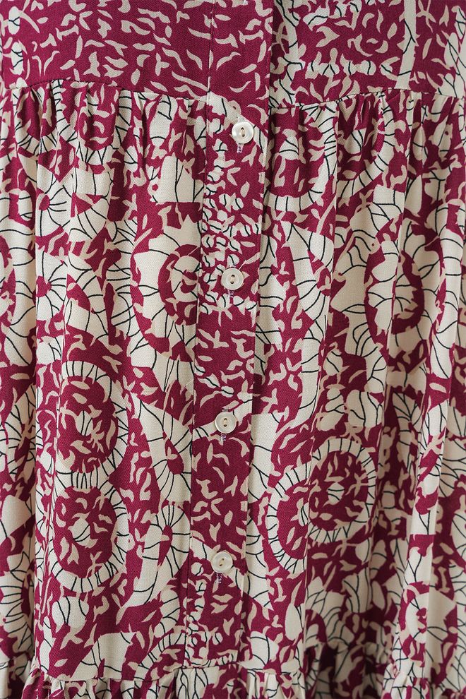 Bigdart Burkini Haljina Sa Autentičnim Uzorkom E. Fuchsia Велепродаја одеће скроман