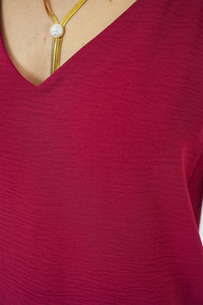 Bigdart Bluza Sa Nultim Rukavima 950 Bordo Велепродаја одеће Лето