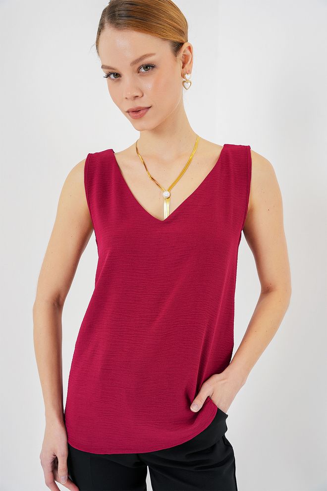 Bigdart Bluza Sa Nultim Rukavima 950 Bordo Велепродаја одеће Неформалан