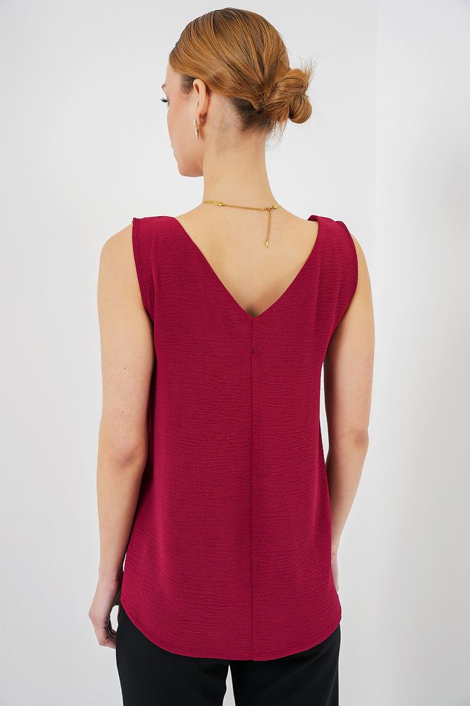 Bigdart Bluza Sa Nultim Rukavima 950 Bordo Велепродаја одеће Формални