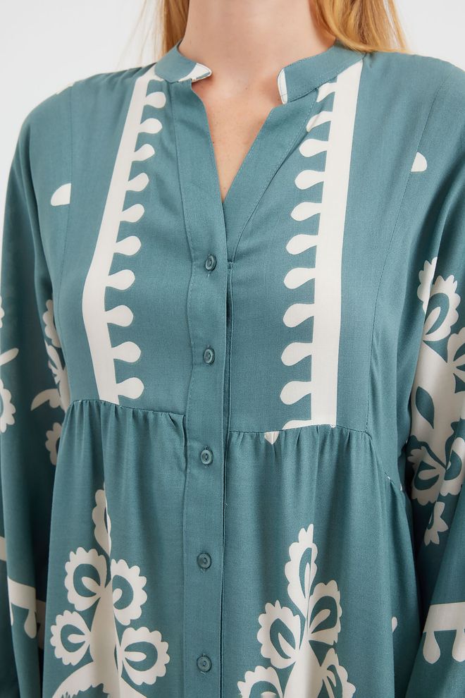 Bigdart Burkini Haljina Sa Autentičnim Uzorkom F.mint Велепродаја одеће Јесен/јесен