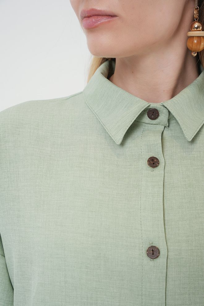 Bigdart Linen Duo Set Mint Wholesale Clothing Boho