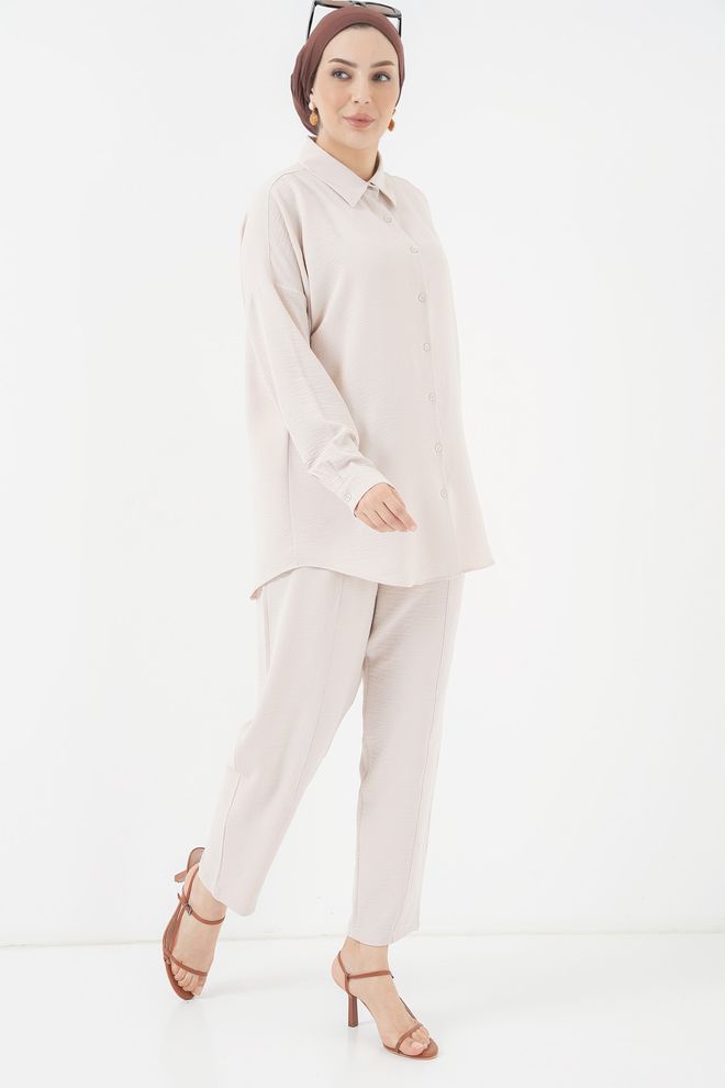 Bigdart Beige Modest Casual Elegant Plus Size Suit Wholesale Clothing Modest