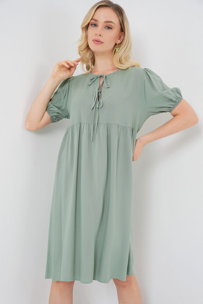 Bigdart Robe Midi À Lacets 2575 Çağla Vêtements en gros Modeste