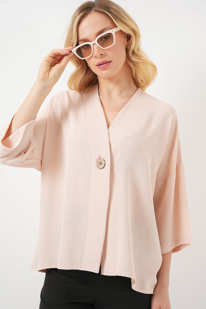Bigdart Beige Ethnique Décontracté Élégant Modeste Kimono Vêtements en gros Modeste