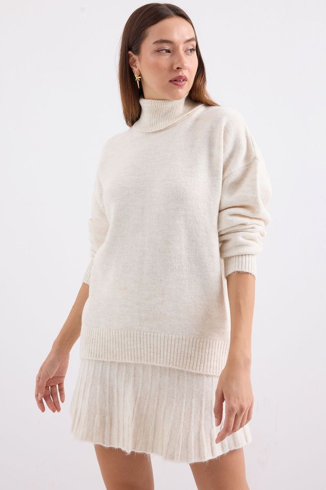 Bigdart Ecru Casual Elegant Modest Suit Wholesale Clothing Modest