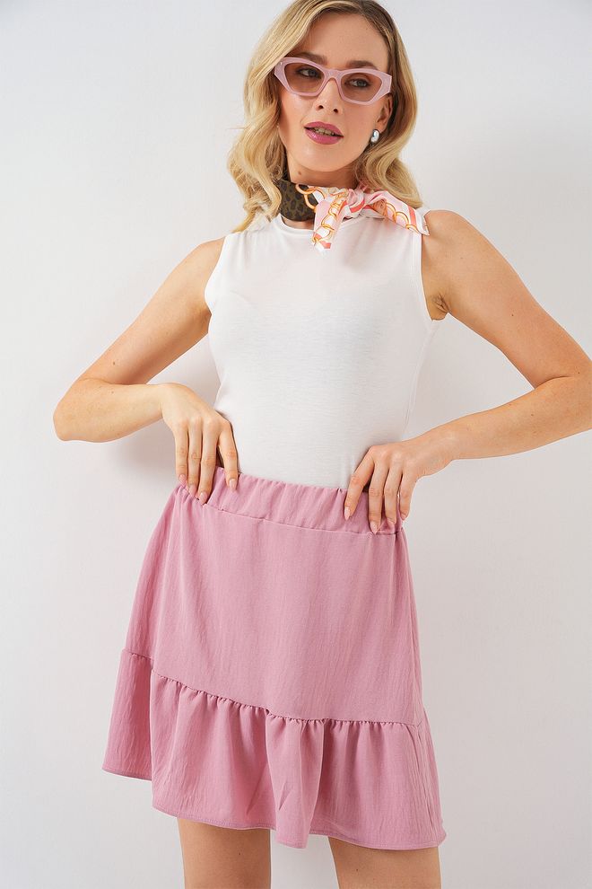 Bigdart Ayrobin Minirok 8054 Poeder Groothandel Kleding 0