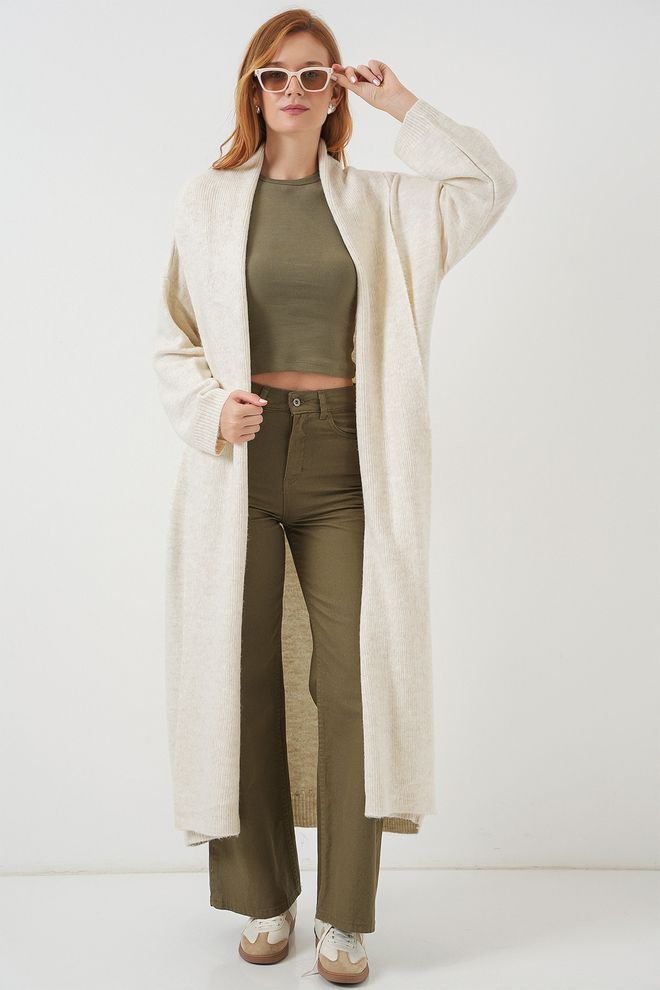 Bigdart Gilet Beige Décontracté Grande Taille Vêtements en gros Modeste