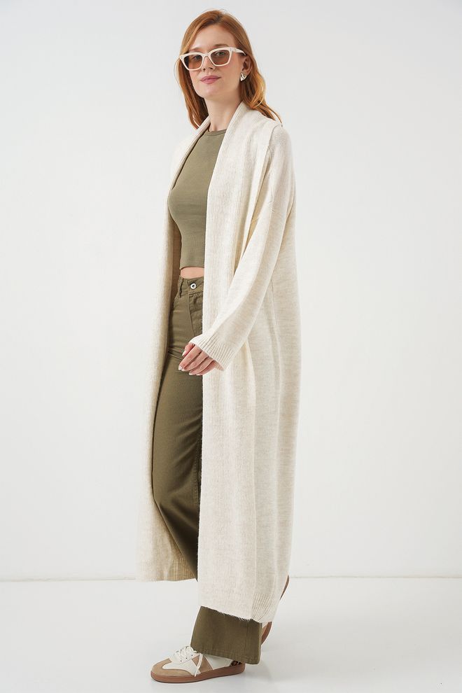 Bigdart Μπεζ Κάζουαλ Ζακέτα Oversized Χονδρικό εμπόριο ενδυμάτων 1