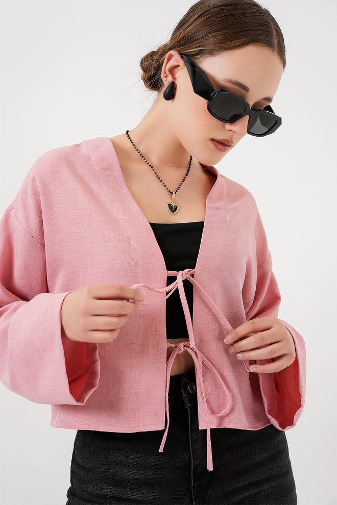 Bigdart Rosa Lässig Eleganter Kimono Großhandelskleidung Lässig