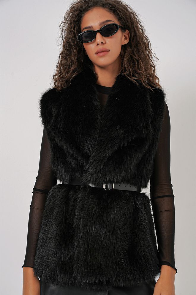Bigdart Preto Glamoroso Elegante Formal Vintage Retro Colete Roupas por atacado Vintage