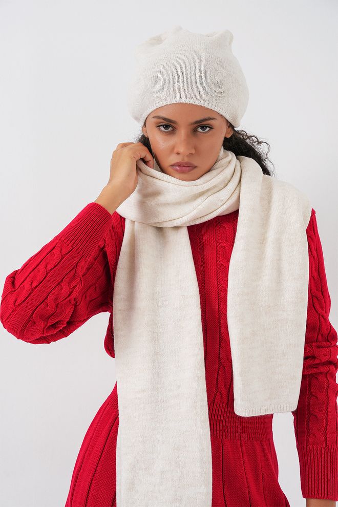 Bigdart Beiger Halstuch Für Lässigen Und Eleganten Herbst Winter Großhandelskleidung Modest
