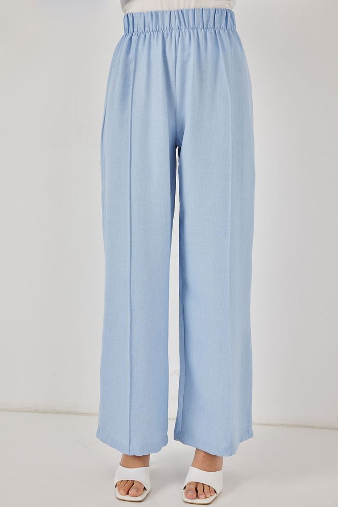 Bigdart Blue Modest Oversized Fit Suit With Tie Closure Wholesale Clothing Spring