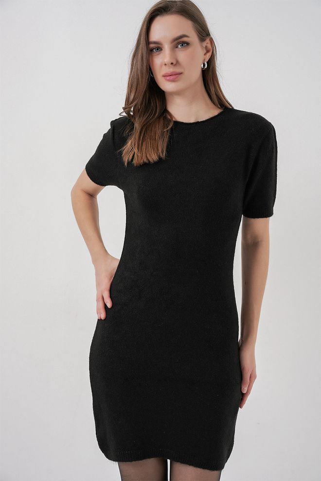 Bigdart Vestito Nero Elegante Bodycon Mini Abbigliamento all'ingrosso Casuale