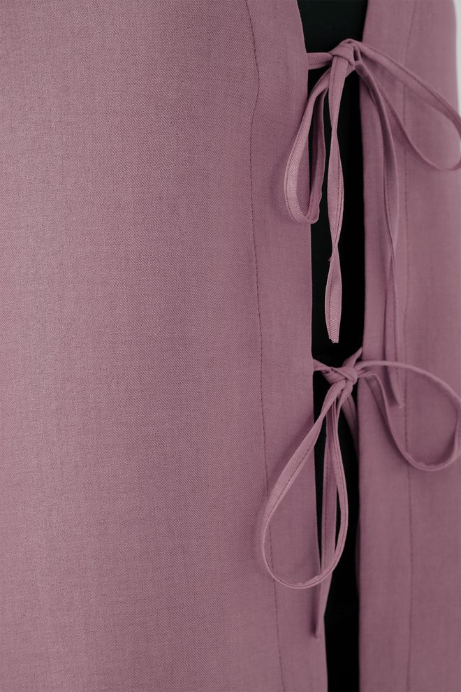 Bigdart Purple Modest Kimono With Tie Closure Wholesale Clothing 1