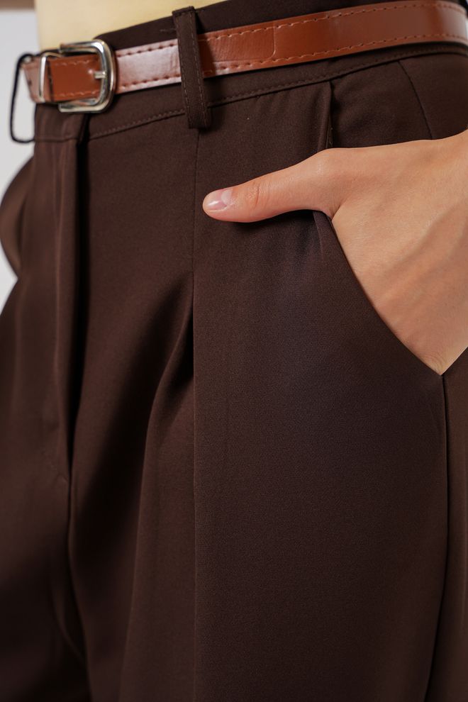 Bigdart Brown Formal Elegant Palazzo Pants Wholesale Clothing Elegant