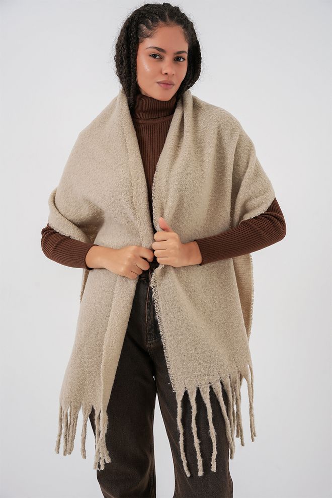 Bigdart Beige Halstuch Für Lässige Eleganz Im Herbst Und Winter Großhandelskleidung Modest