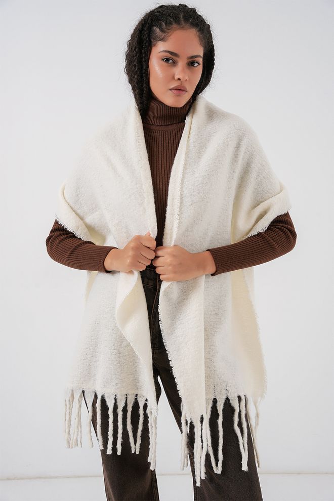 Bigdart Weißer Eleganter Halstuch Für Winter & Herbst Großhandelskleidung Modest