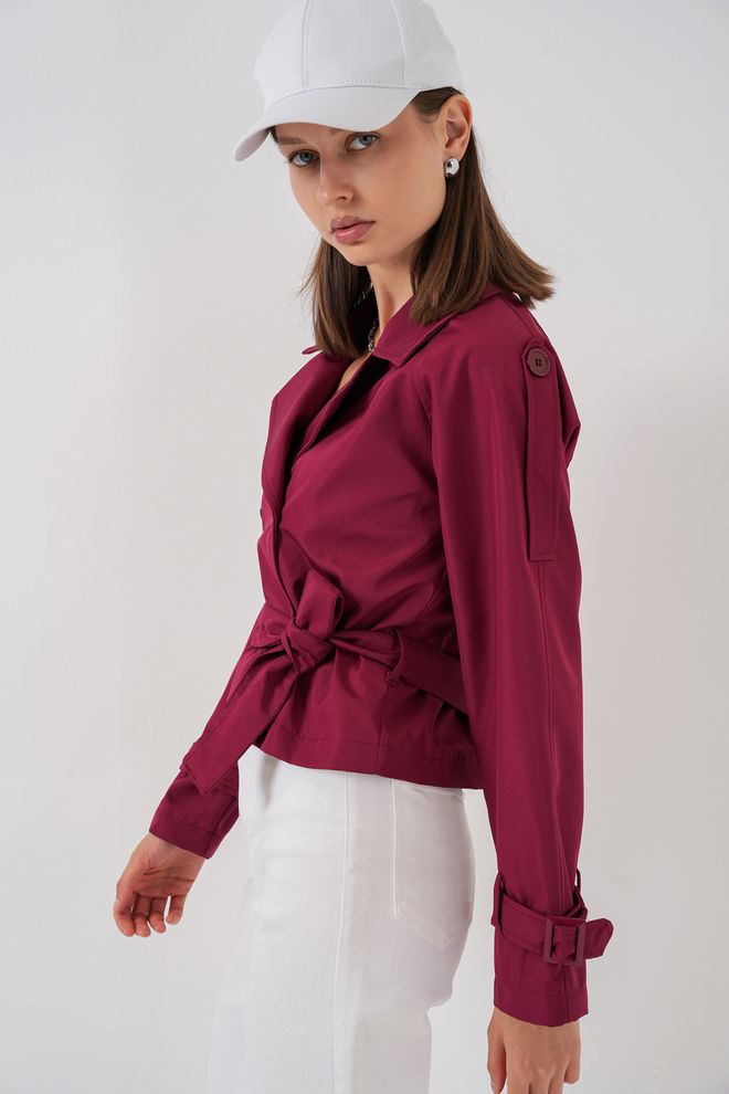 Bigdart Trenčkot Bordo Rdeča Oblačila na debelo Delo