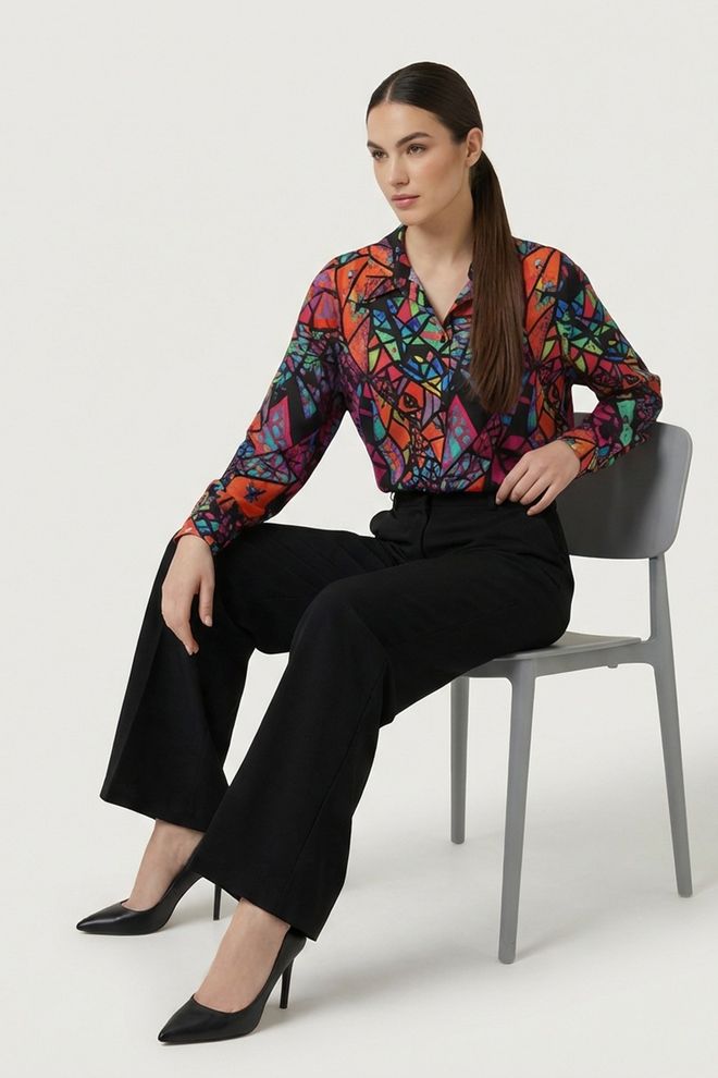 Bigdart Koszula Fuksja Hurtowa sprzedaż odzieży Wiskoza