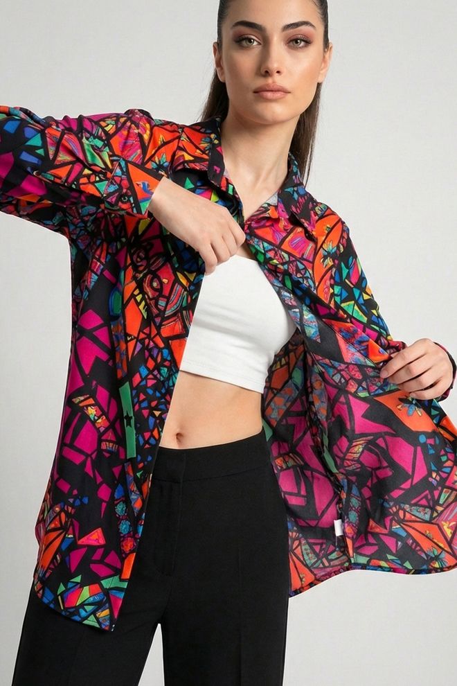 Bigdart Koszula Fuksja Hurtowa sprzedaż odzieży Elegancki