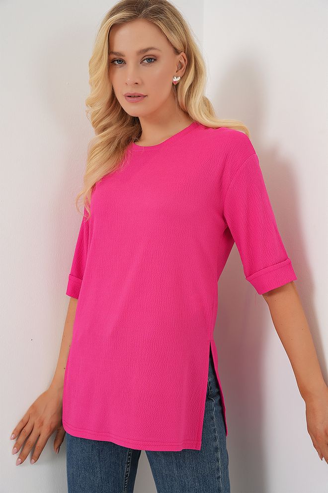 Bigdart Maglietta Fucsia Abbigliamento all'ingrosso 0