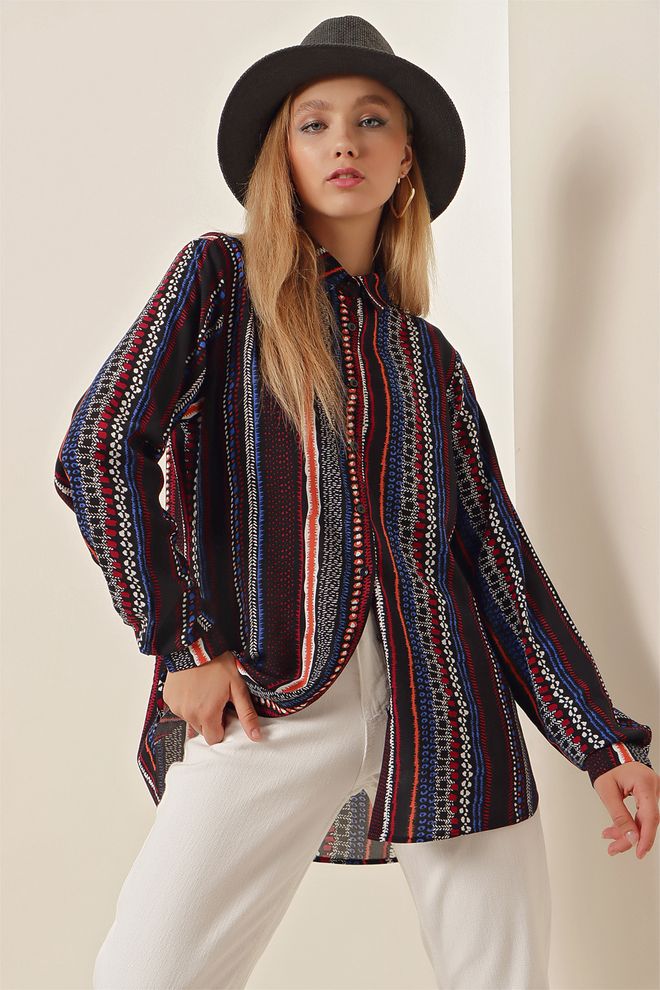 Bigdart Koszula Granatowa Hurtowa sprzedaż odzieży Wiosna