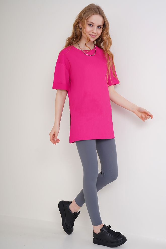 Bigdart T shirt Fuchsia Wholesale Clothing 1