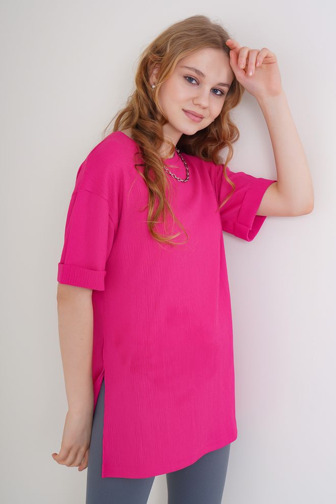 Bigdart T shirt Fuchsia Wholesale Clothing 2