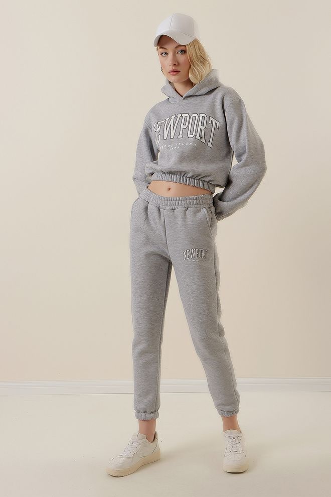 Bigdart Conjunto de Fato de Treino Cinza Roupas por atacado Ginásio