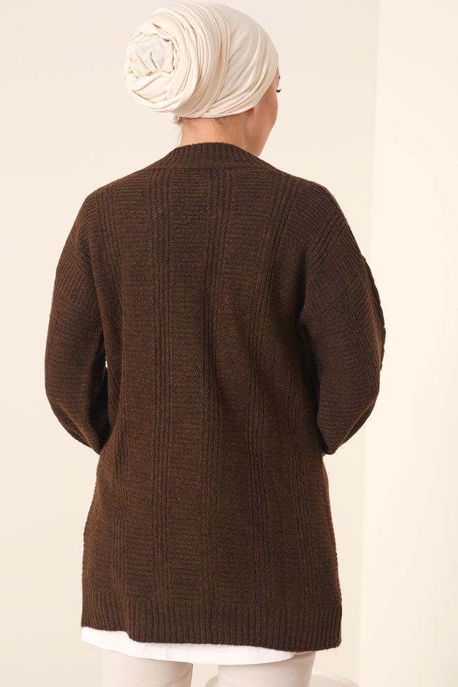 Bigdart Кардиган Коричневый Оптовая продажа одежды День рождения