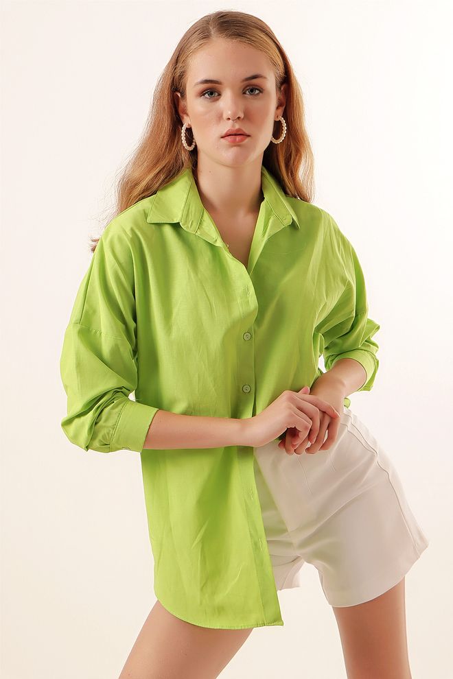 Bigdart Overhemd Groen Groothandel Kleding Casual