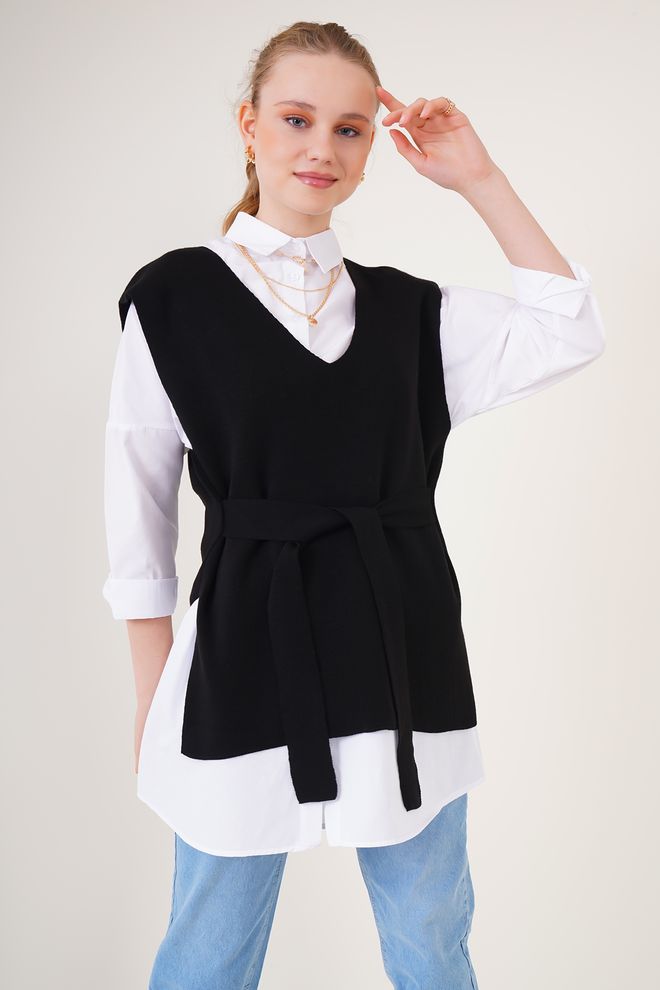 Bigdart Sweater Black Wholesale Clothing Casual