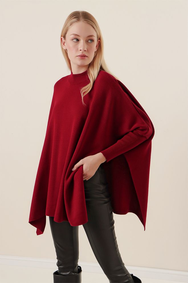 Bigdart Jersey Poncho Rojo Claret Ropa al por mayor Cumpleaños