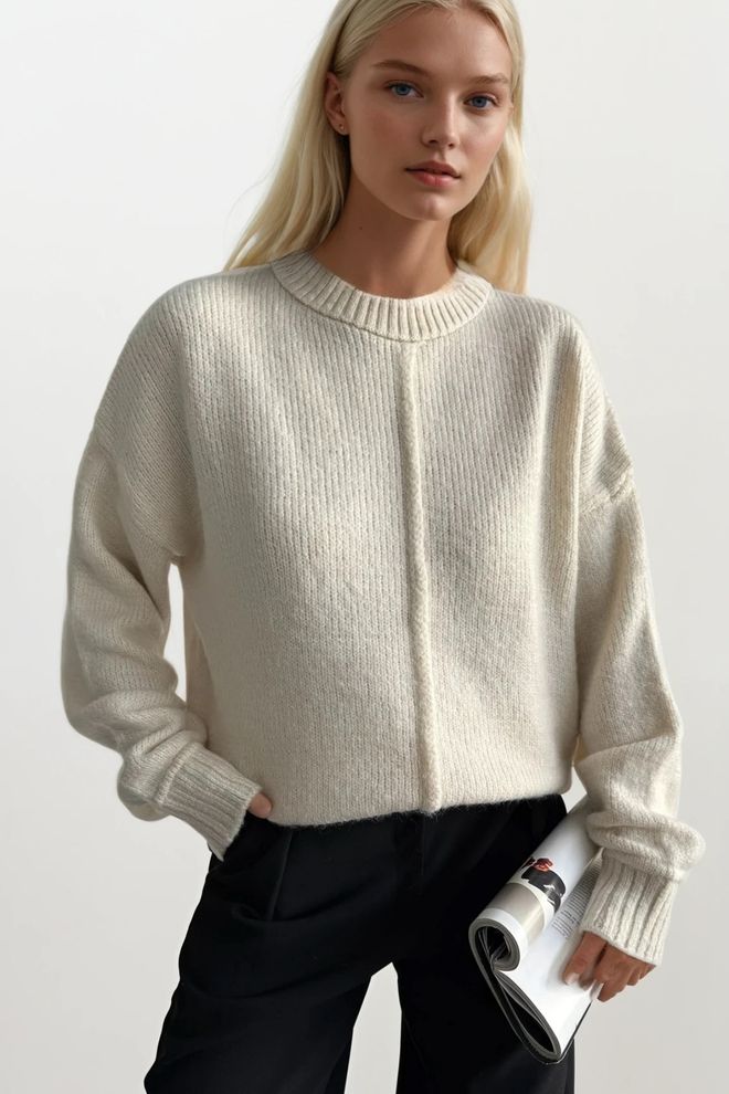 Black Fashion Cardigan Beige Casuale Elegante Preppy Annata Retrò Abbigliamento all'ingrosso 1