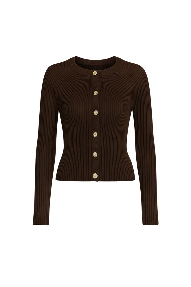 Black Fashion Black Slim Fit Cardigan With Bell Sleeves Wholesale Clothing 1