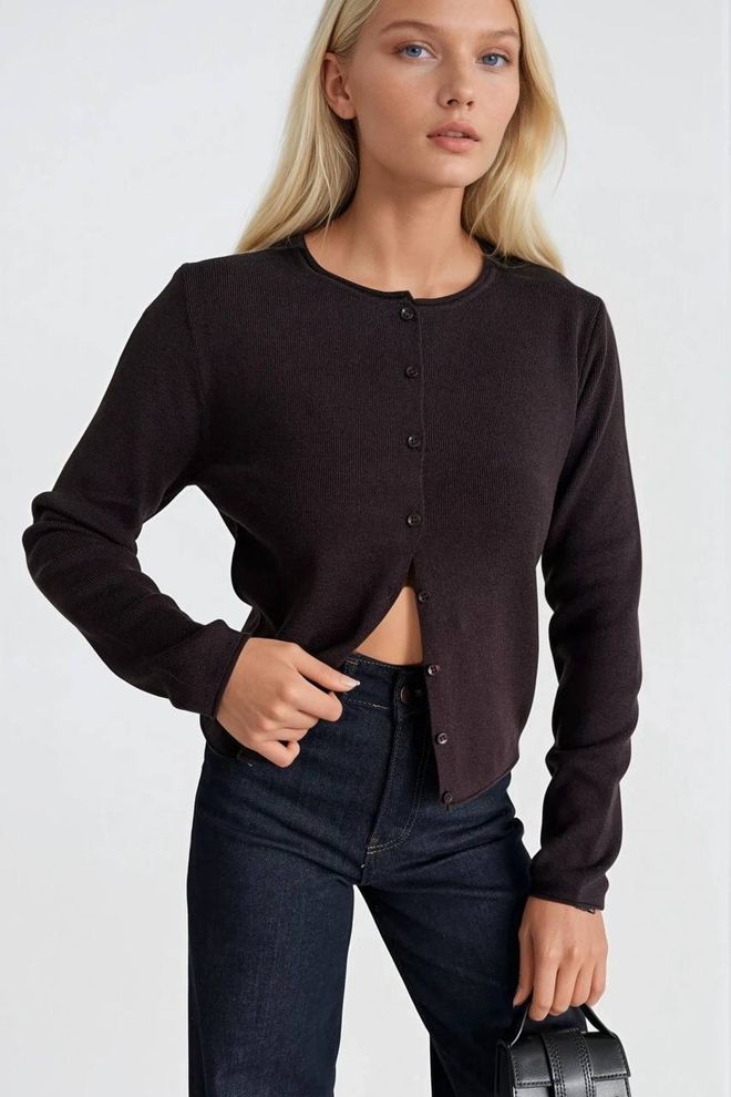 Black Fashion Črna Priložnostna Eleganten Bluza Z Dolgimi Rokavi Oblačila na debelo Ležerno