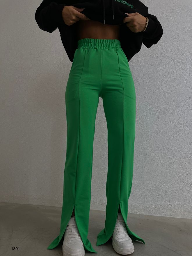 Black Fashion بنطال رياضي أخضر ملابس بالجملة 0