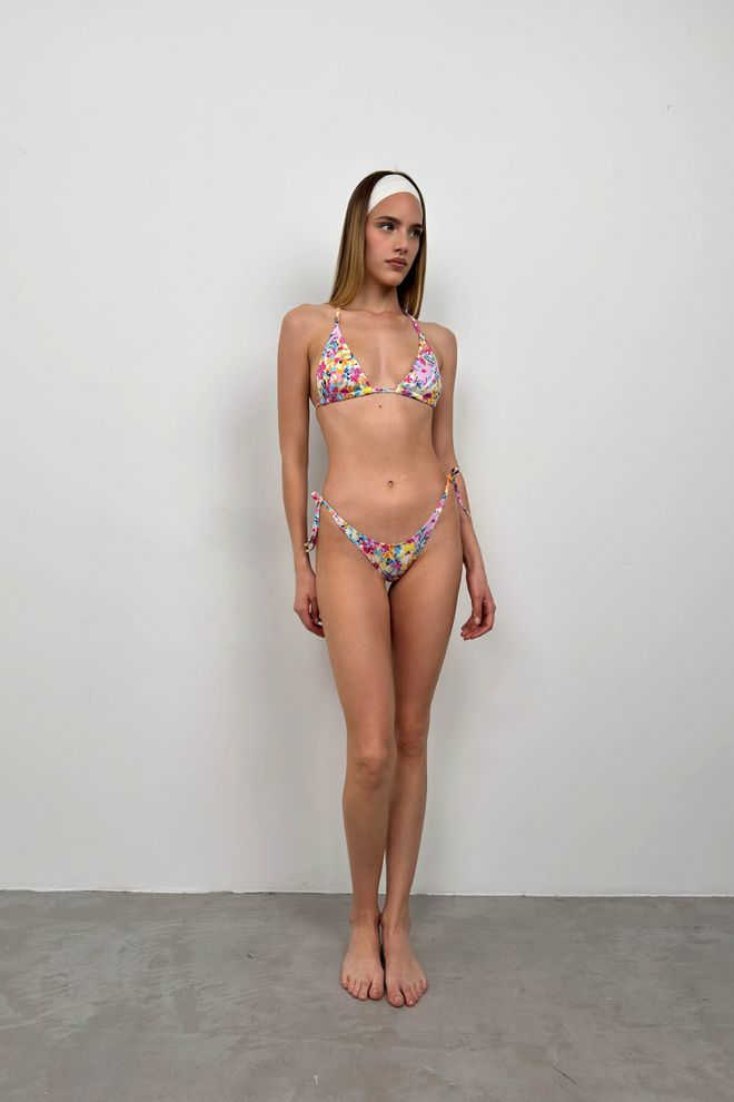 Black Fashion Printed Bikini Suit Pink Wholesale Clothing 0