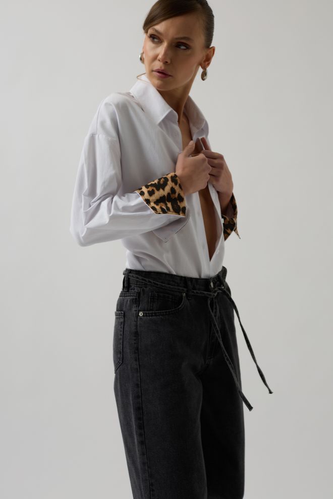 ESPADA Black Mom Jeans High Waist Buttoned Closure Wholesale Clothing Birthday