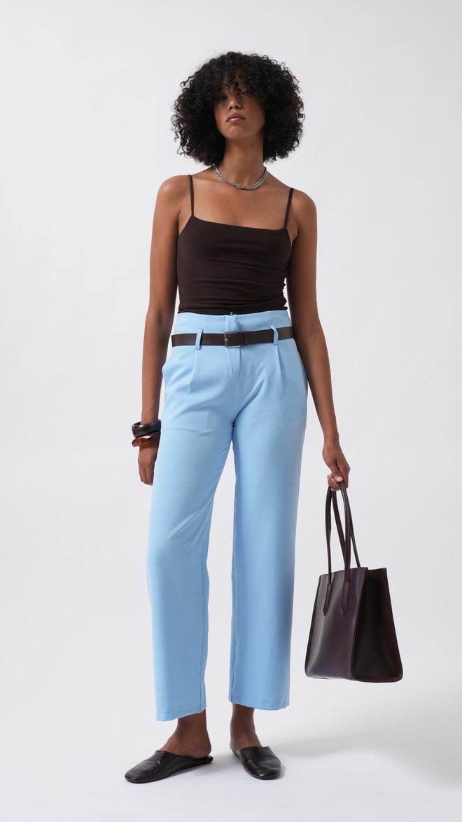 Black Fashion Blue Elegant Formal Casual Preppy Pants Wholesale Clothing Formal