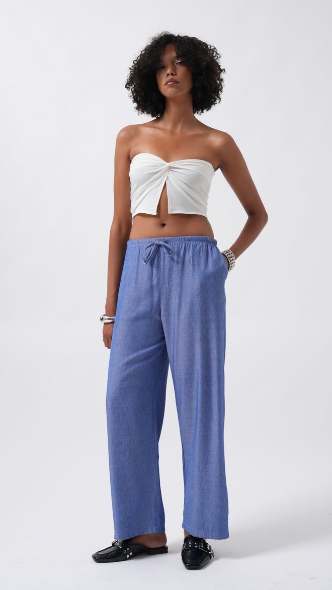 Black Fashion Pantaloni Jogger Albastru Casual Streetwear Îmbrăcăminte cu ridicata Casual