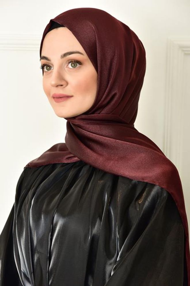 Velvet Σάλι Claret Red Χονδρικό εμπόριο ενδυμάτων Απλό