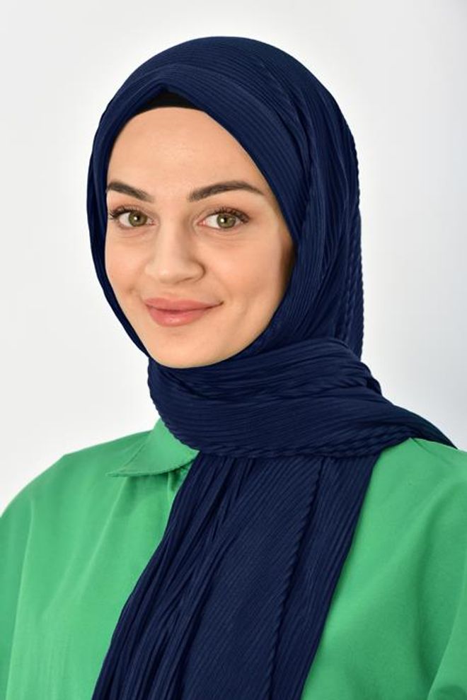 Velvet Şal Lacivert Toptan Giyim 1
