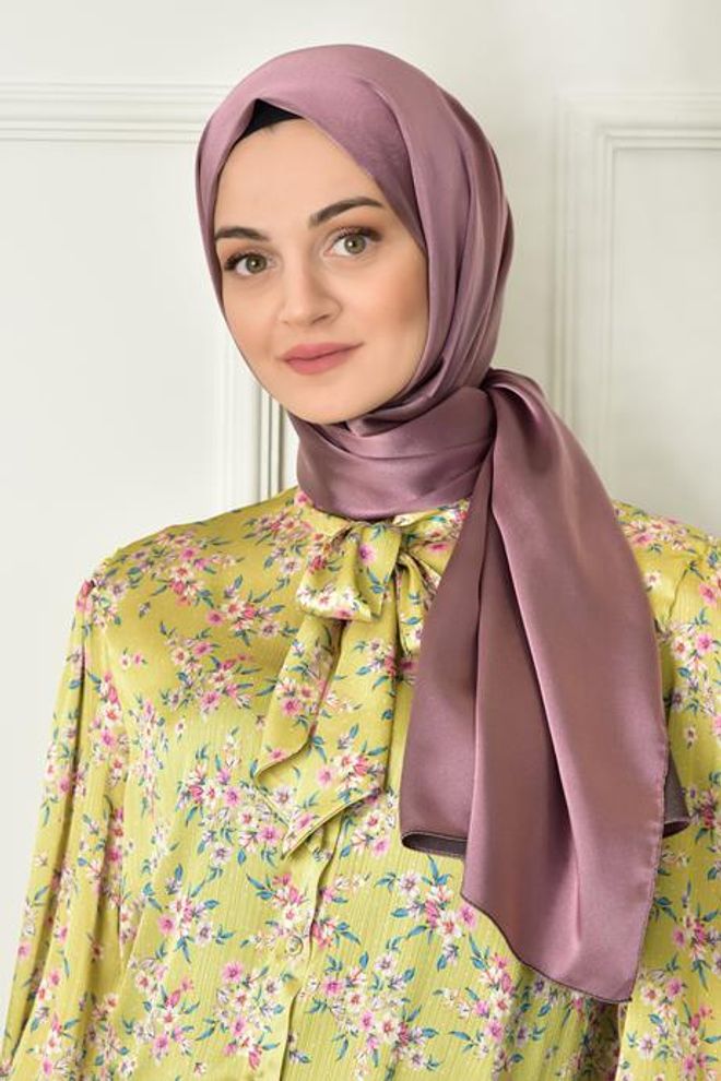 Velvet Şal Pudra Pembesi Toptan Giyim 2