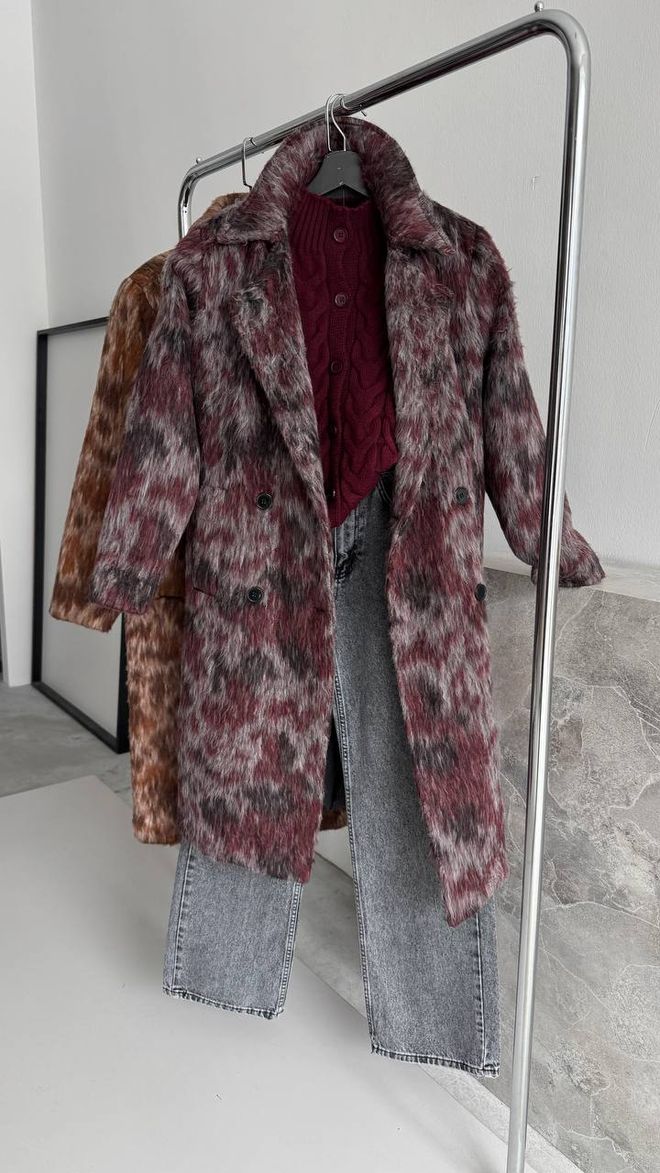 Cream Rouge Ilgas Kachet Paltas Claret Red Didmeninė prekyba drabužiais Kokteilinė